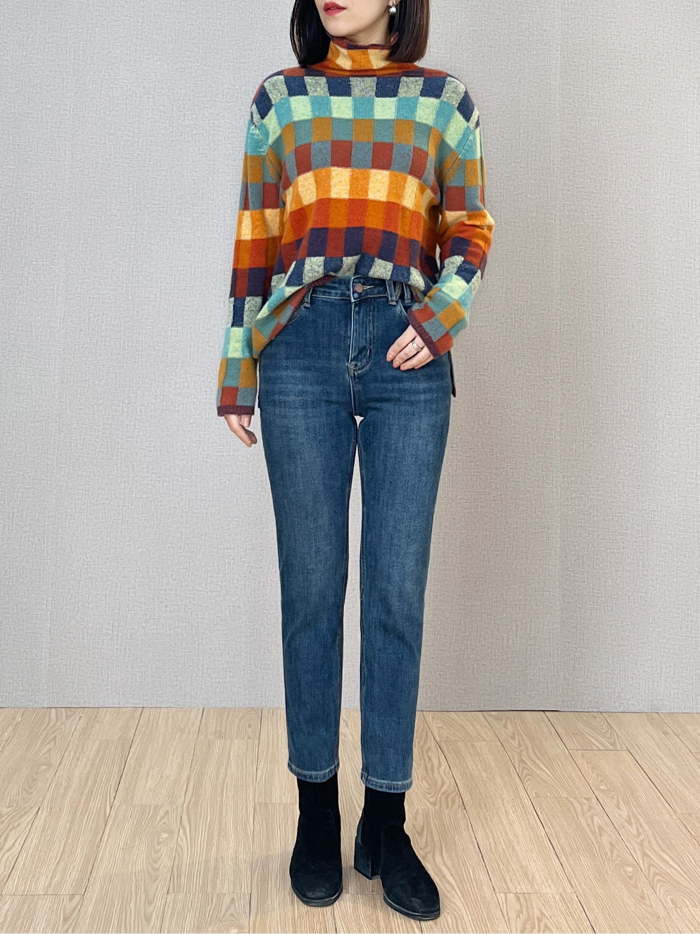 "Pull Patchwork Élégance"