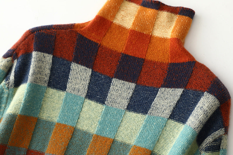 "Pull Patchwork Élégance"
