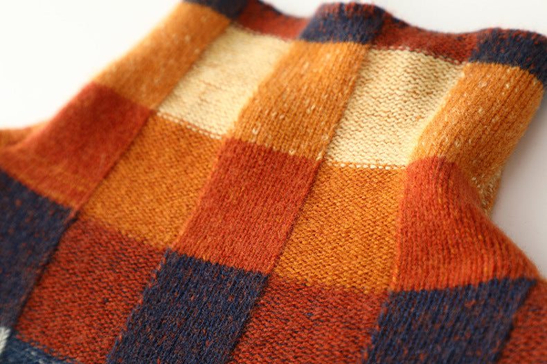 "Pull Patchwork Élégance"