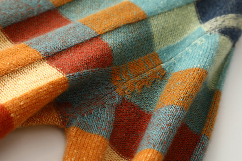 "Pull Patchwork Élégance"