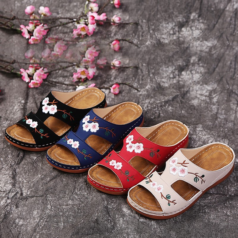 Sandales Florales Élégance Bohème