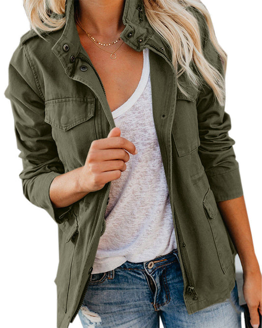 Veste militaire casual chic