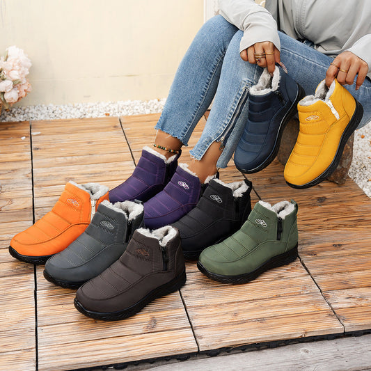 Bottines élégantes et chaudes avec semelle antidérapante pour femmes