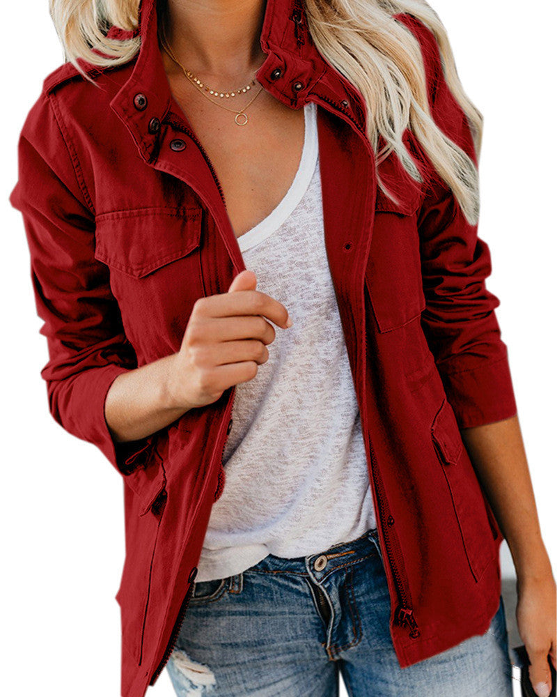 Veste militaire casual chic