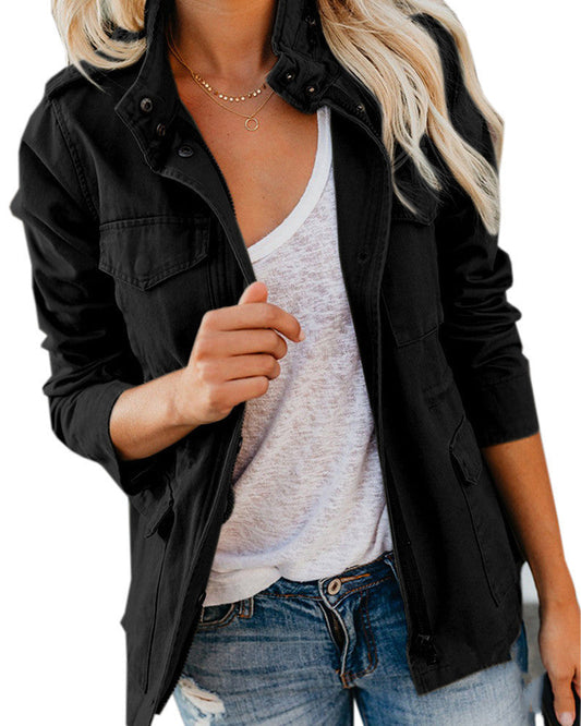 Veste militaire casual chic
