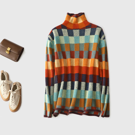 "Pull Patchwork Élégance"